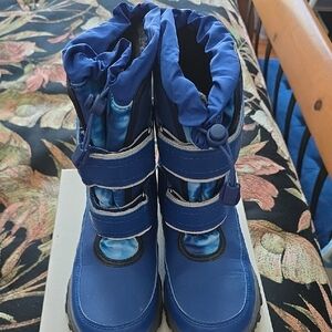 Lands' End Kids Blue Snow Boots
